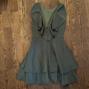 Altar'd State Forest Green Mini Dress